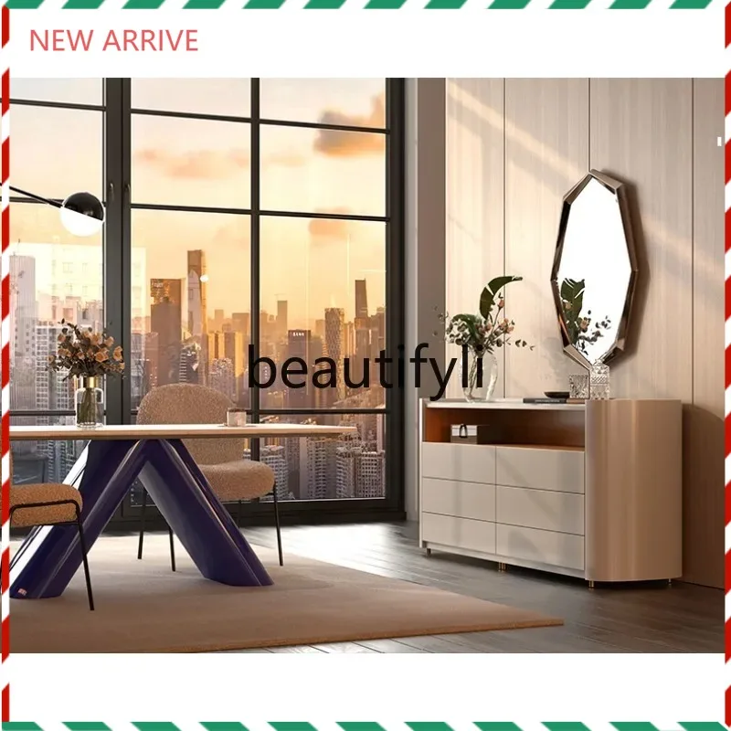 

D2520 Minimalist Sideboard Cabinet Wall-Mounted Integrated Living Room Home Simple Dining Room Decorative Cabinet Storage