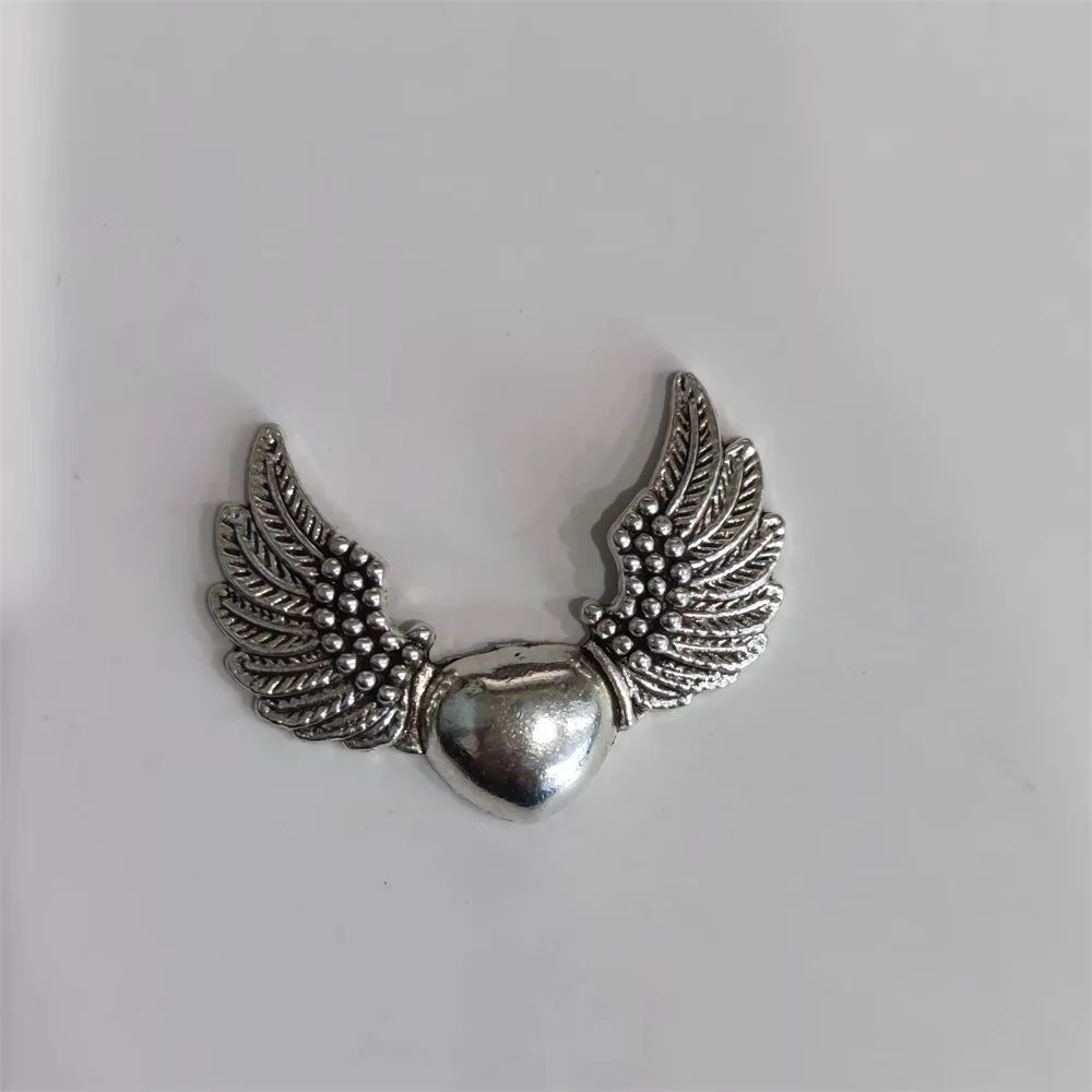 3D Fashion Carving Love Wings DIY Metal Badge For ZP Grind Wheel Lighter Handmade Decor Accessory Smoking Gadget