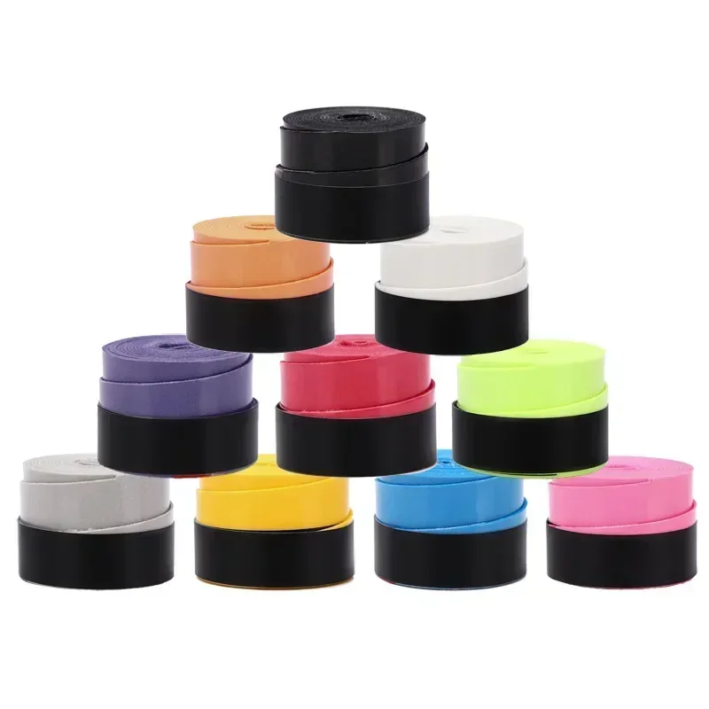 

30pcs Coated Perforation Anti-slip Tennis Overgrips Badminton Grips Breathable Fishing Rod Racket Tapes Sweatbands 0.6mm 0.7mm