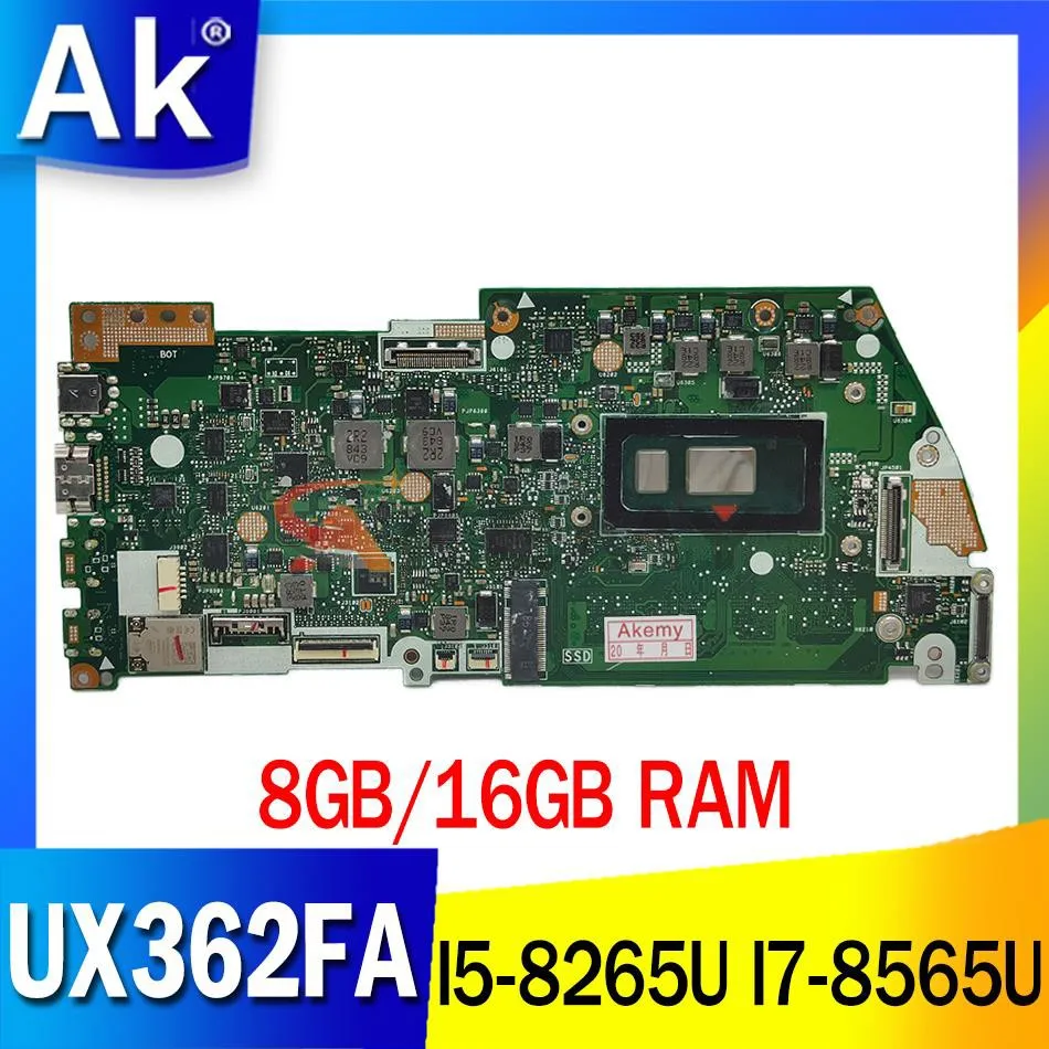 

Shenzhen Original Mainboard I5-8265U I7-8565U CPU 8GB 16GB RAM For ASUS UX362FA-EL142T ZenBook UX362 UX362FA