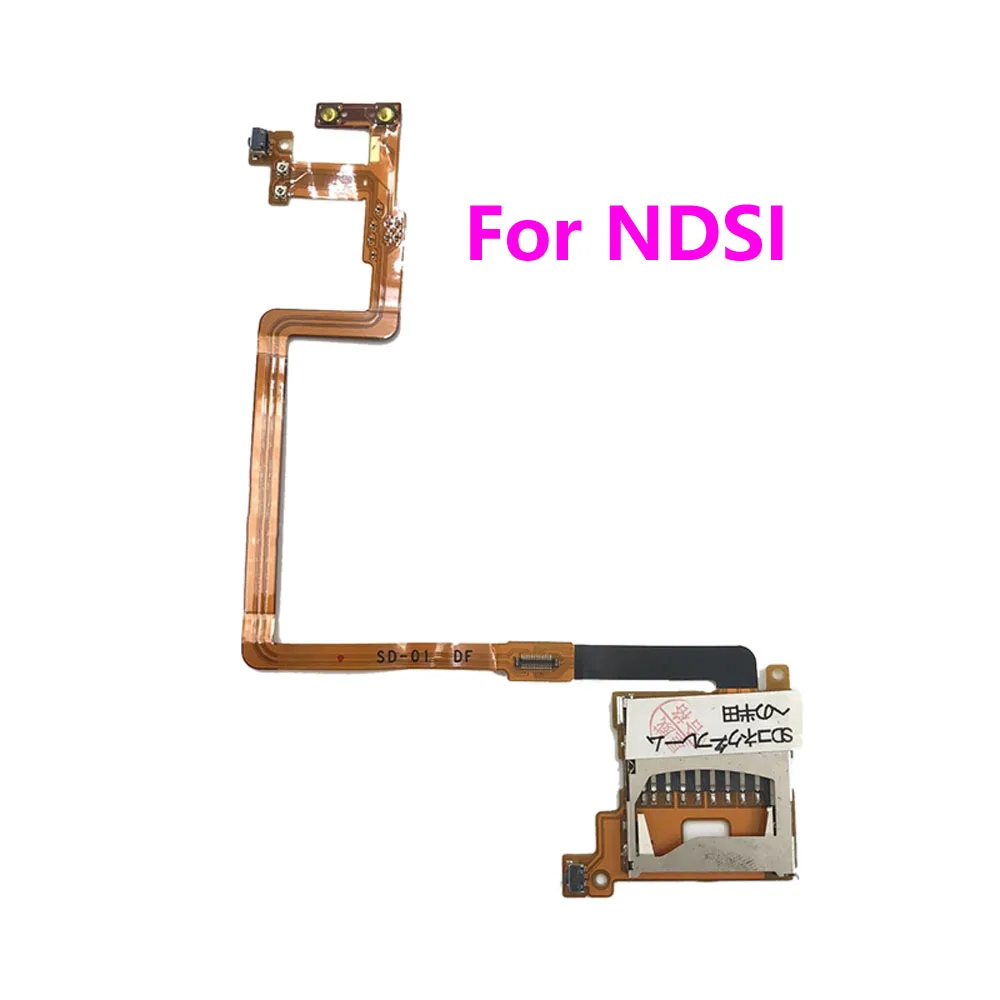 L R زر الشريط كابل ل NDSi DSi SD فتحة للبطاقات المقبس الشريط خط L/R الزناد مفتاح الشريط الحبل حجم زر فليكس الشريط سلك