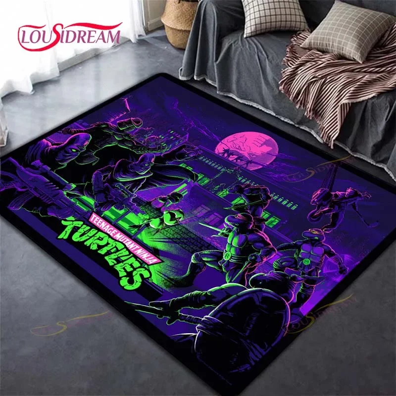 TT-Teenage Mutant Ninja T- Turtles Carpet Comfortable Retro Creative Living Room Bedroom Sofa Area Rug,home Decor,Game Room mats