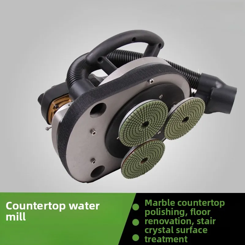 

Водяная мельница для мрамора, ручная машина для полировки гранита на столешнице, водяная мельница для бетона