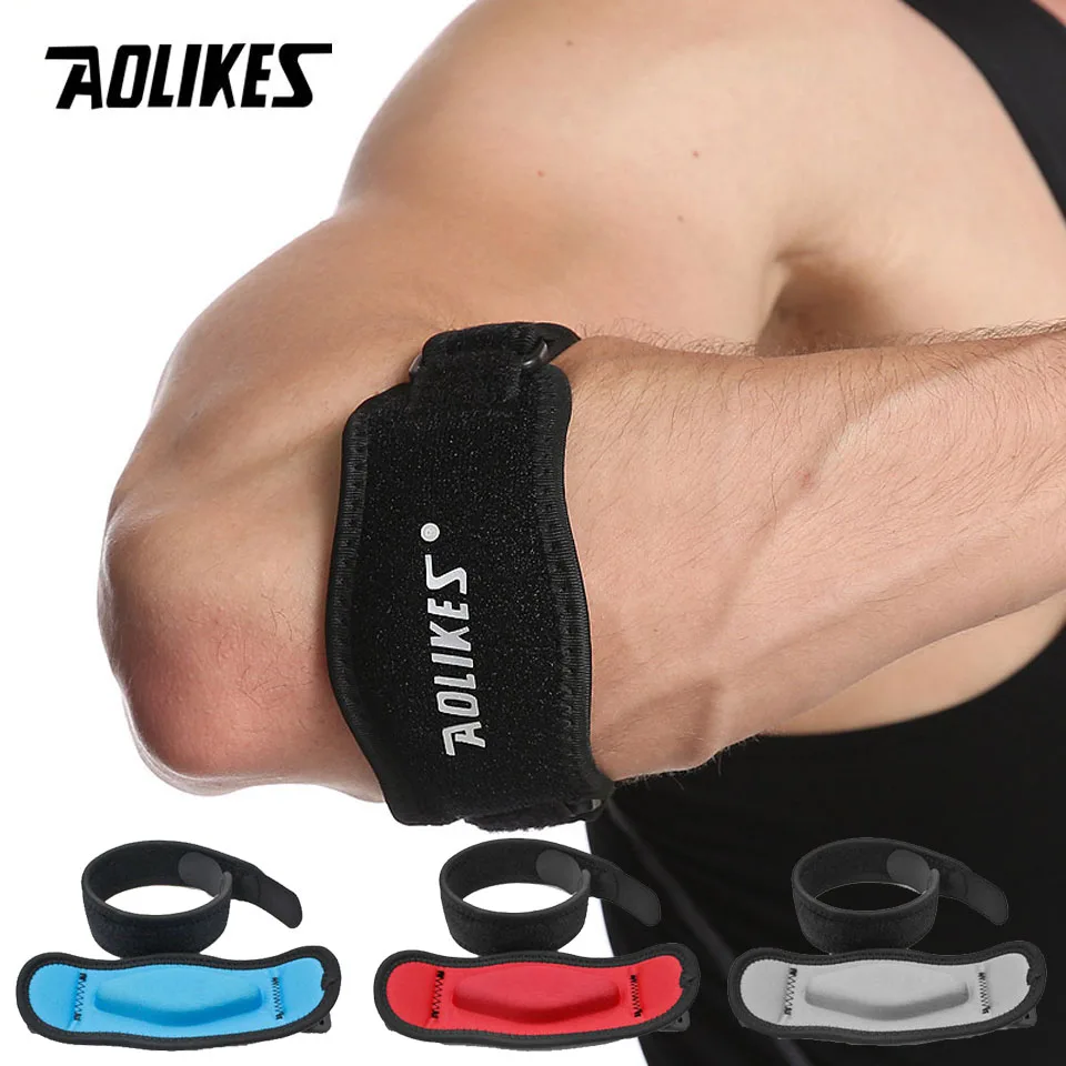 AOLIKES 1PCS Tennis Elbow Brace,Pain Relief for Tennis Elbow & Golfer\'s Elbow,Tendonitis Elbow Brace Support & Strap for Men