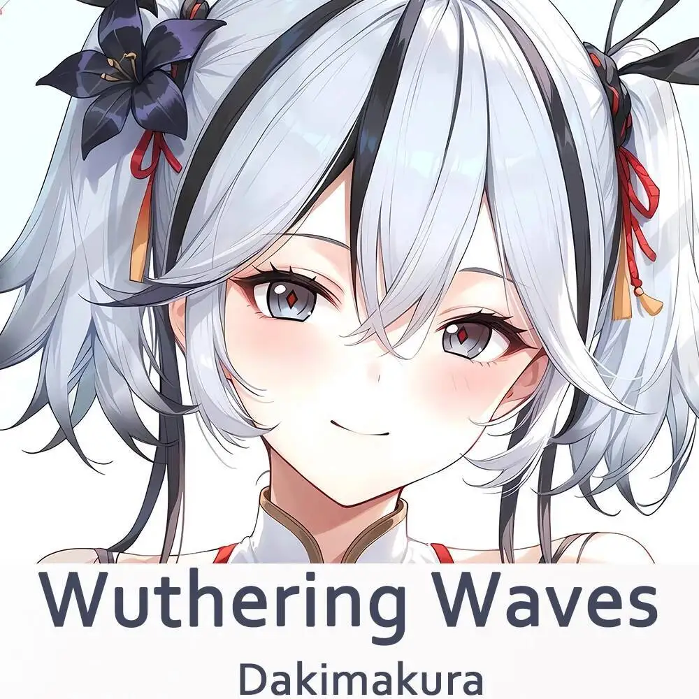Wuthering Waves Camellya Jinhsi Dakimakura 2WAY Hing Body Case Anime Pillow Cushion Cover