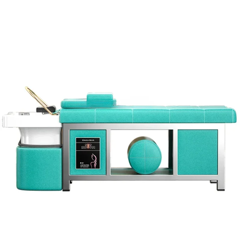 

Ceramic basin steel frame head physiotherapy hair shop beauty salon water circulating bed fumigation