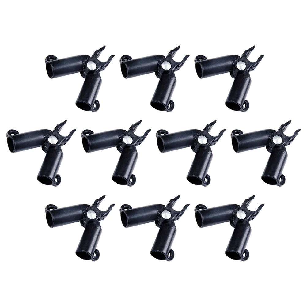 

10Pcs Adjustable Plant Plastic Connectors 0-70 Degree Garden Stake Supports Plant Trellis Clips Garden Stake Connectors