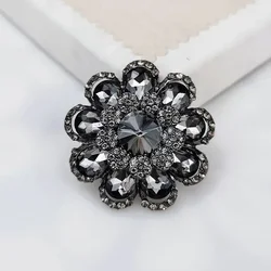 1pcs Large Rhinestone Buttons For Coat Clothing Suit Sewing DIY Accessories