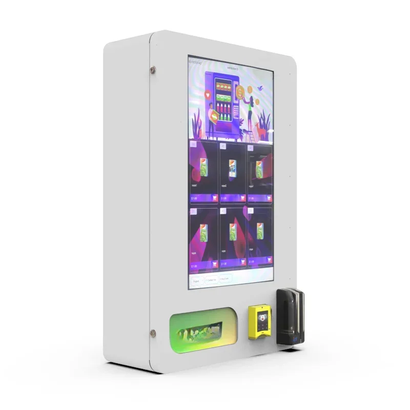 Small Cbd Vending Machine With 32 Inch Touch Screen And Digital Software Management