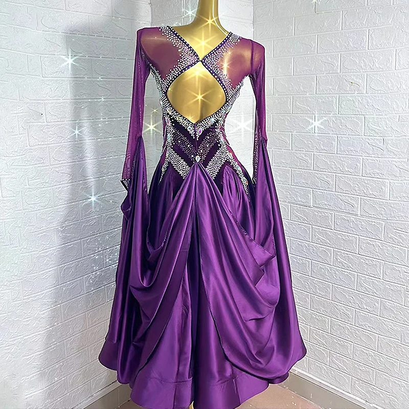 Modern Dance Dress  Standard Ballroom Dance Dress Women Tango Dress Waltz Competition Performance Costumes Ballroom Dress