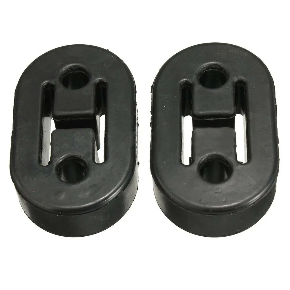 4PCS Universal Heavy-Duty Rubber Exhaust Hanger Twin Pack Car Interior Accessories Auto Parts Mounting Car Products
