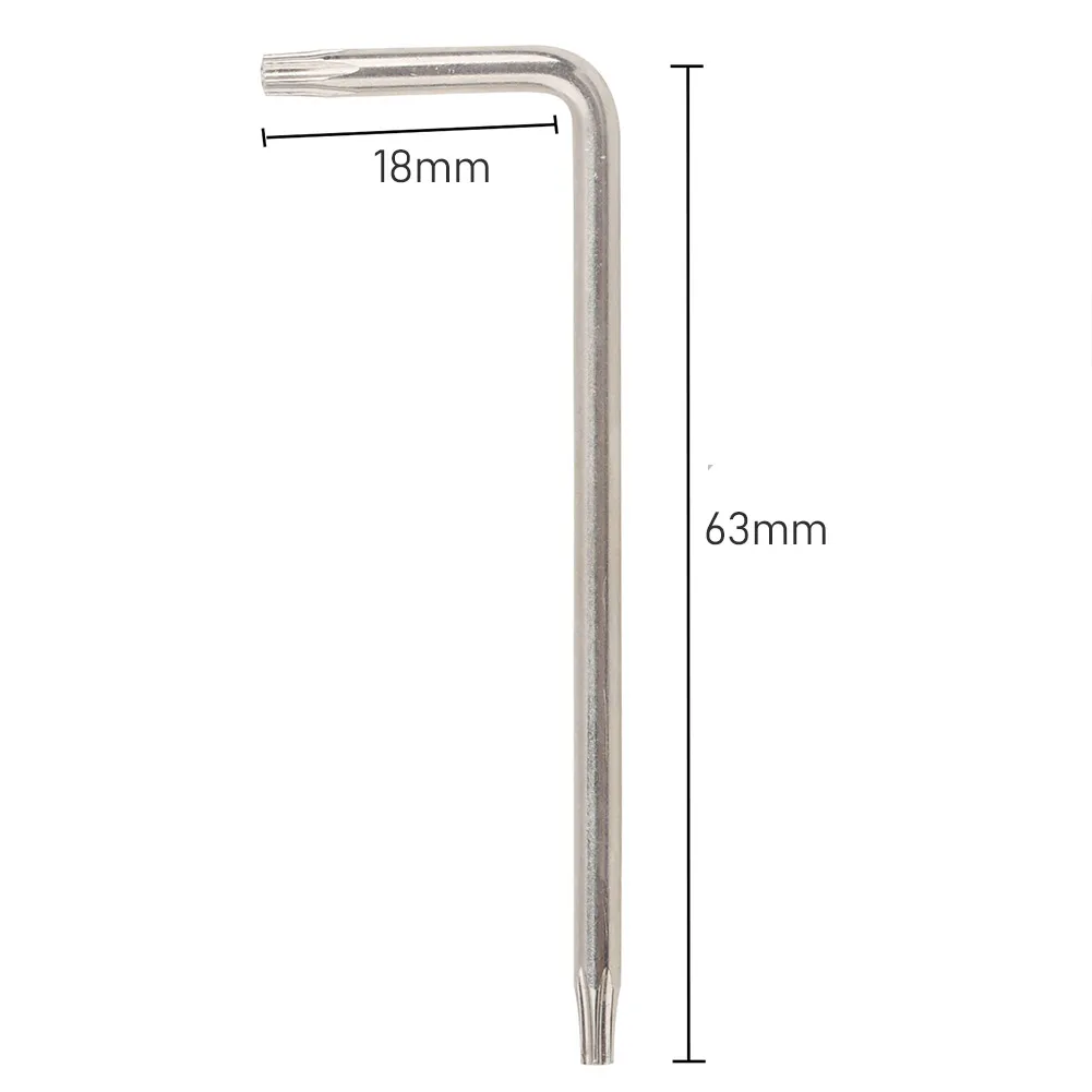 2Pcs T8 T10 Torx Security Screwdriver Compatible, L-Shape Small Torx Key Bit Wrench with Xbox One 360 Series X S PS5 PS4 Repair