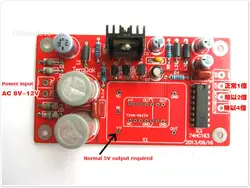 Compatible with TCXO, OCXO constant temperature compensated crystal oscillator multi-function clock power supply board
