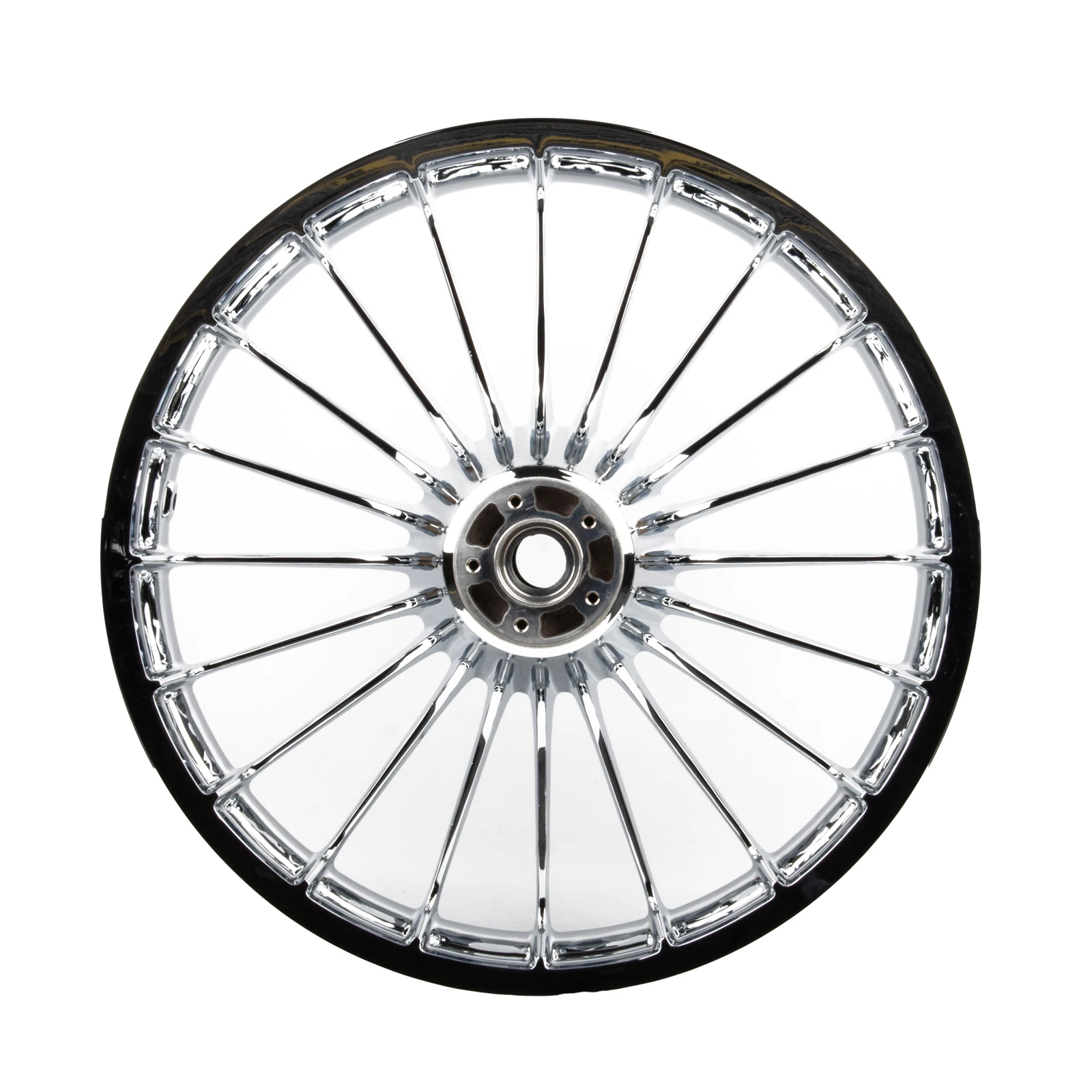 6061-T6 Aluminum AlloyMulti-spoke Chrome Front 21*3.5 Inch Motorbike Wheels Rims For 18-later Softail Breakout, Tubeless Wheels