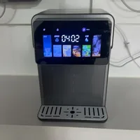 Distributeur d'eau chaude et froide instantanée, purificateur d'eau de bureau 2-en-1 pour eau en bouteille, chauffage rapide, machine à eau potable de table 2