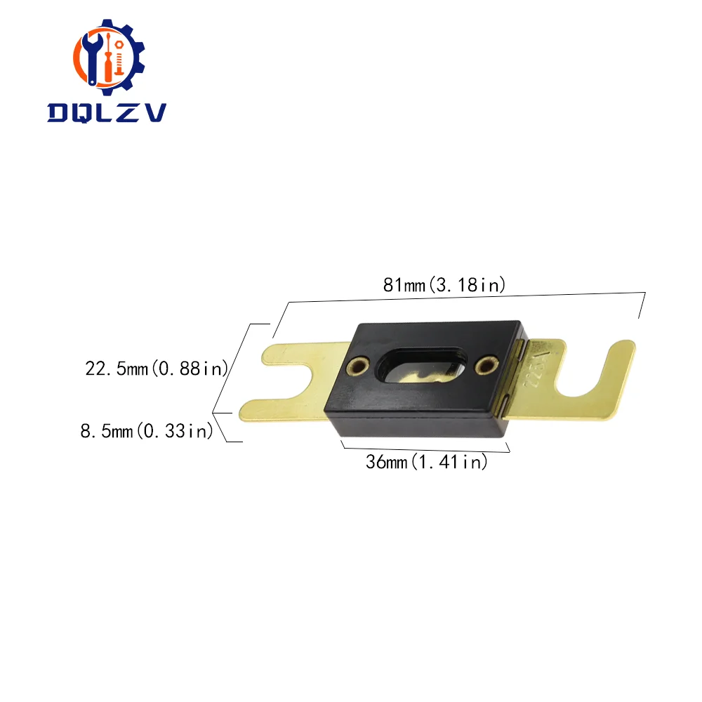 Car Auto Fuse Holder Bolt-on Fuse Automotive Audio Fuse Holders Fusible Link with 40 50 80 100 125 150 250 300 400A Amp