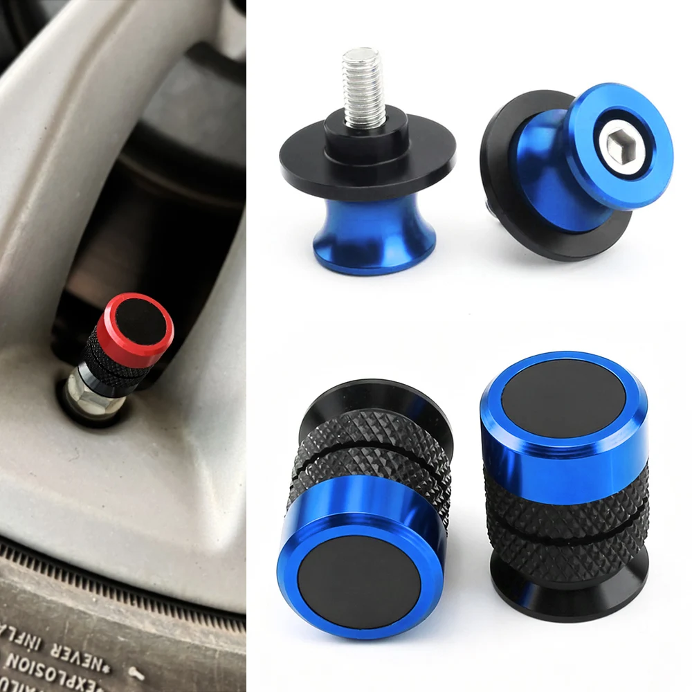 For BMW S1000R S1000RR S1000XR Universal M8 Motorcycle Swingarm Spools Sliders Stand Screw Tire Valve Cap Plug S1000 R RR XR