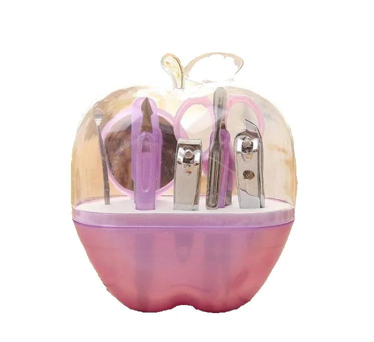 Fashionable Style Apple Design Manicure Set Apple Manicure Kits Bridal Shower Wedding Favors +100pcs/lot Wholesale