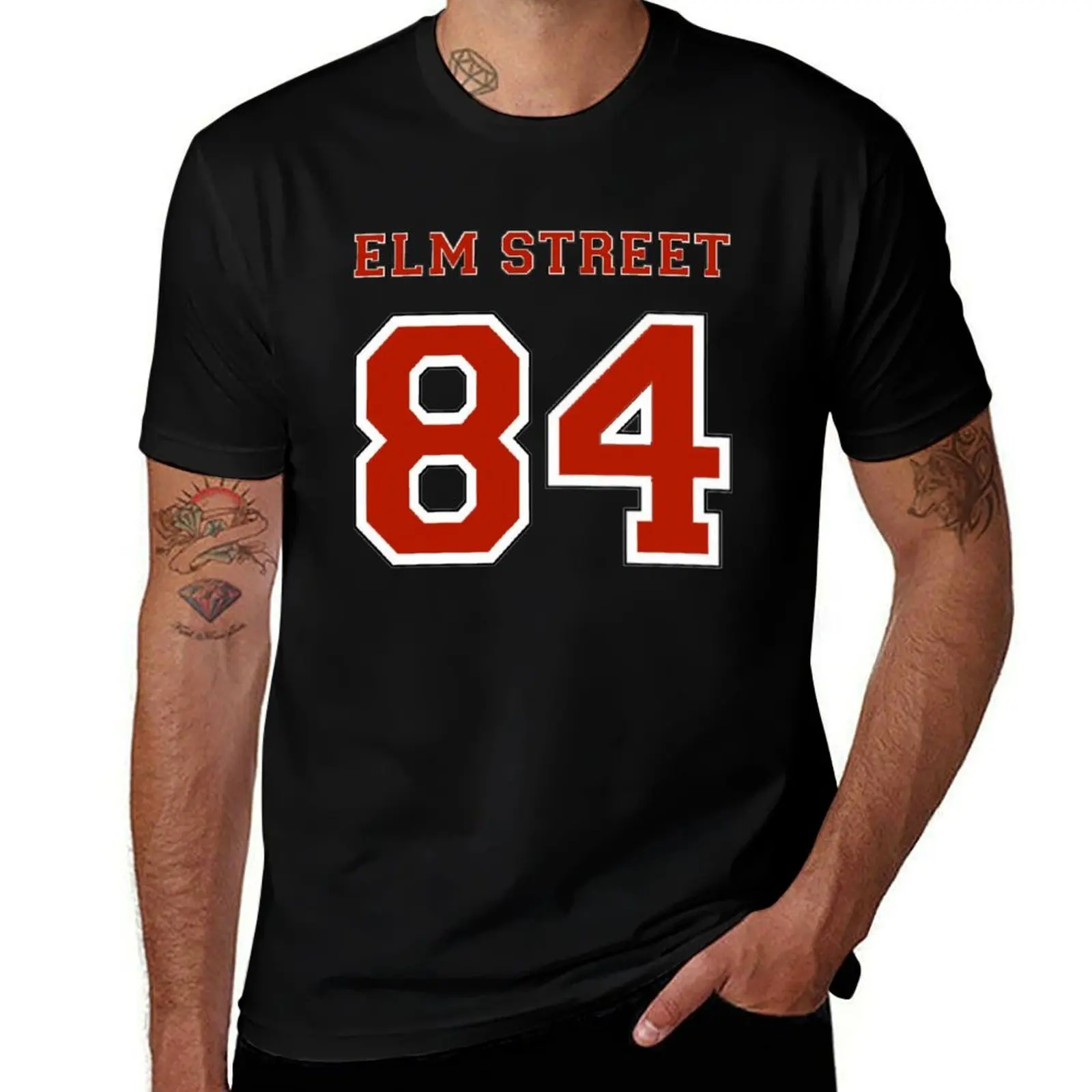 

Elm Street Jersey - Nightmare '84 T-Shirt Urban Style Casual Short Sleeve Top