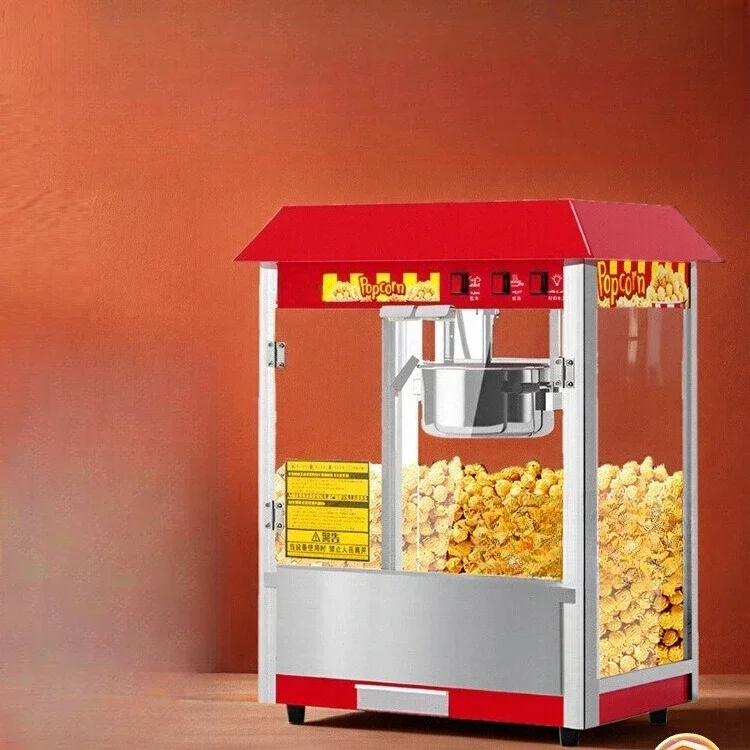 

Popcorn machine for commercial stalls, fully automatic new small household corn machine, night market mobile special pot