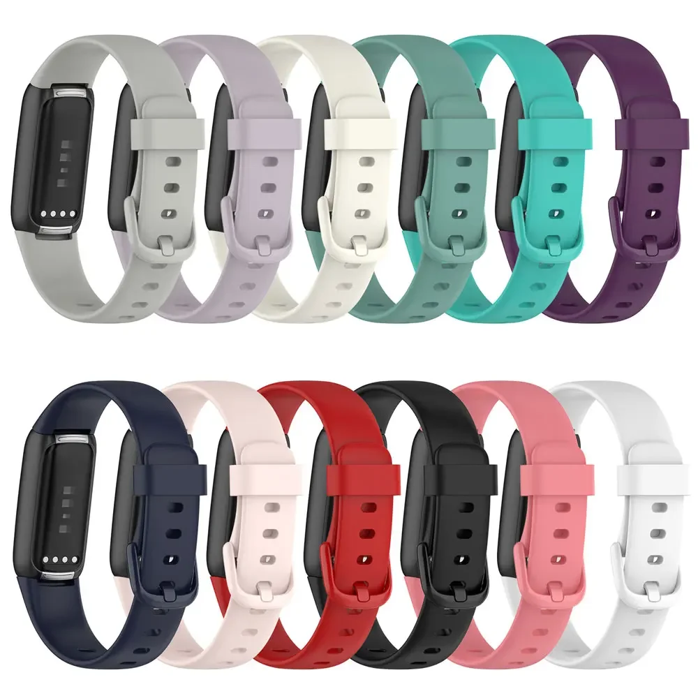 Silicone Strap For Fitbit Luxe Band Soft Smart Watch Wristband Watchband Replacement Band For Fitbit Luxe Strap Accessories