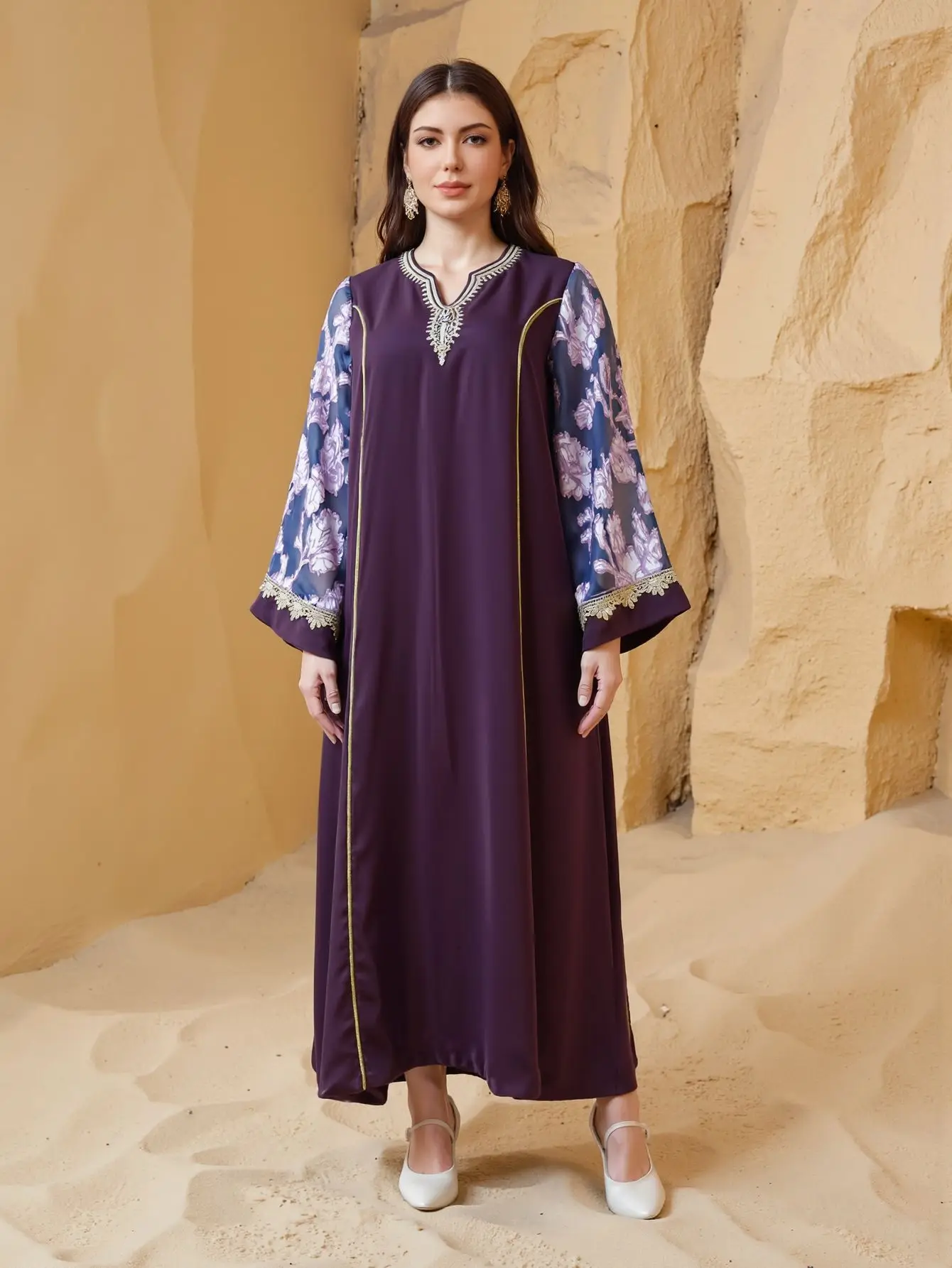 Vestido muçulmano abaya feminino vestidos de festa dubai vestidos árabe longo robe bordado ramadan marrocos abayas kaftan islam jalabiya