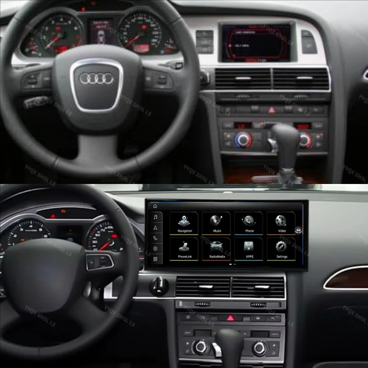 

15.8" Car Radio For Audi A6 A7 RS7 C7 2012 - 2018 Wireless CarPlay Android Auto Multimedia Player display Screen Video Head Unit