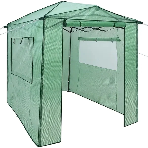 

Skyplant any season used Mini Small Greenhouse with PVC Cover