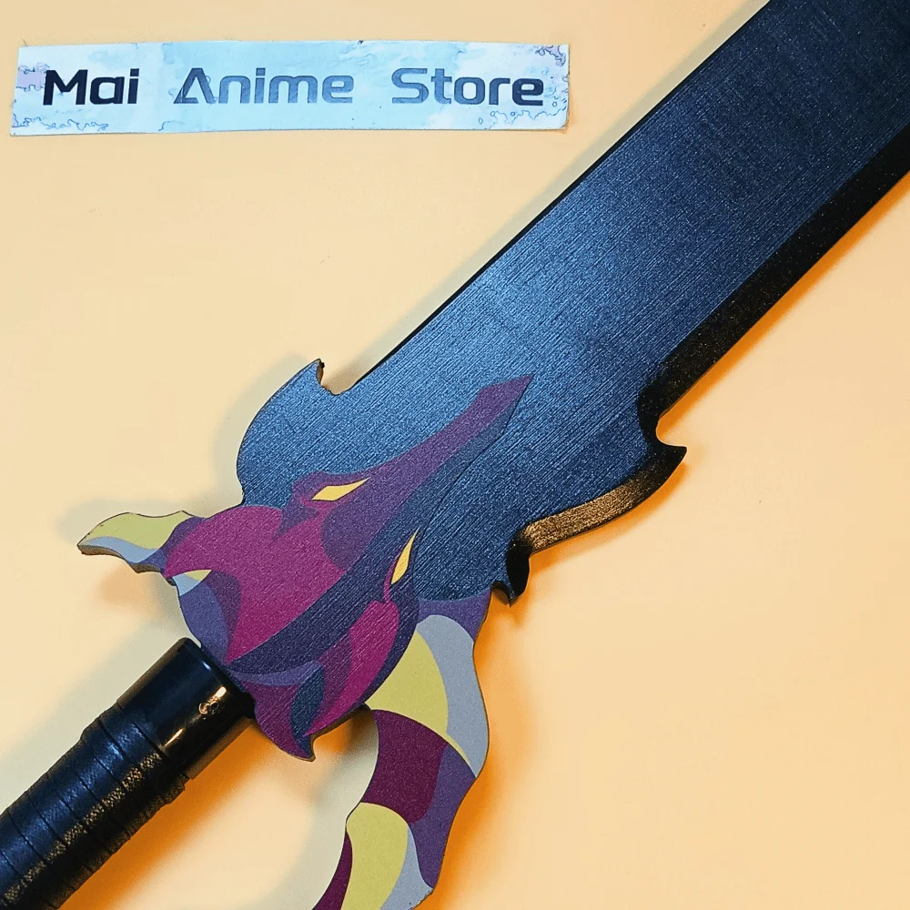 24인치 미즈시노 순 카타나 애니메이션 솔로 레벨링 검 사무라이 검 코스프레 소품 닌자 칼 나무로 만든 진짜 일본 카타나 장난감 선물