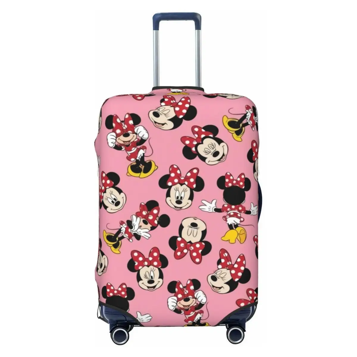 

Custom Mickey Mouse Anime Cartoon Luggage Cover Elastic Travel Suitcase Protective Covers Fits 18-32 Inch