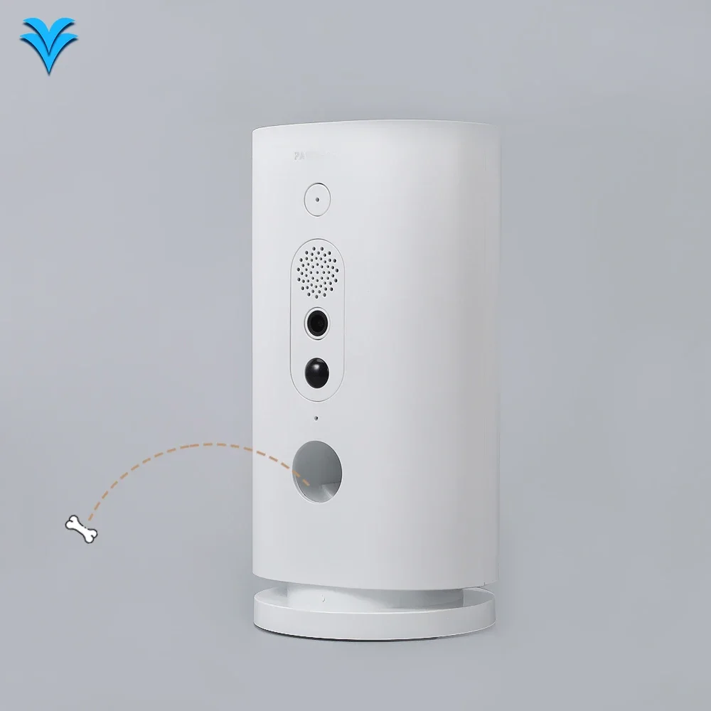

Smart Automatic Dog Camera Treat Dispenser App Control Toss Voice and Video Call Pet Feeder