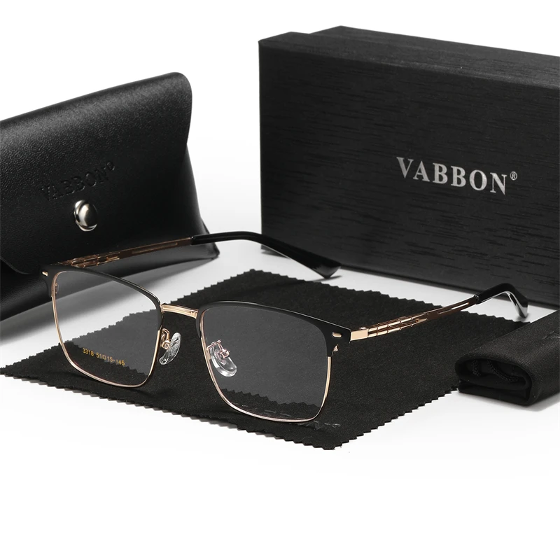 

Vabbon New Ultra-Light High-End Anti-Blue Light Protective Glasses for Men, Casual Office Fashion Non-Prescription Glasses for Outdoor Travel and Driving, Premium Gift 3318