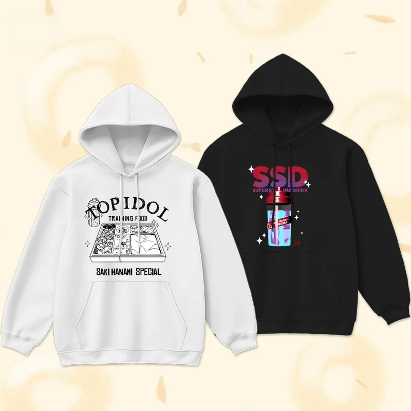 

Anime Hoodie Sweatshirt Standard Fit Long Sleeve Cotton Polyester Blend Hooded Casual Daily Wear School Idol Master Themed Ja...