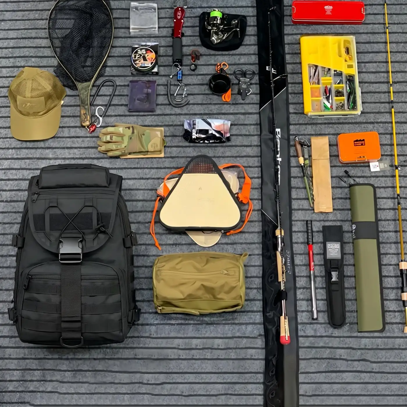 35L Großer, robuster taktischer Rucksack, multifunktionaler Überlebensrucksack, Outdoor-Wanderrucksack, Radsport-Rucksack, Angelrucksack, Reiserucksack für Camping, Klettern, Trekking und alle Arten