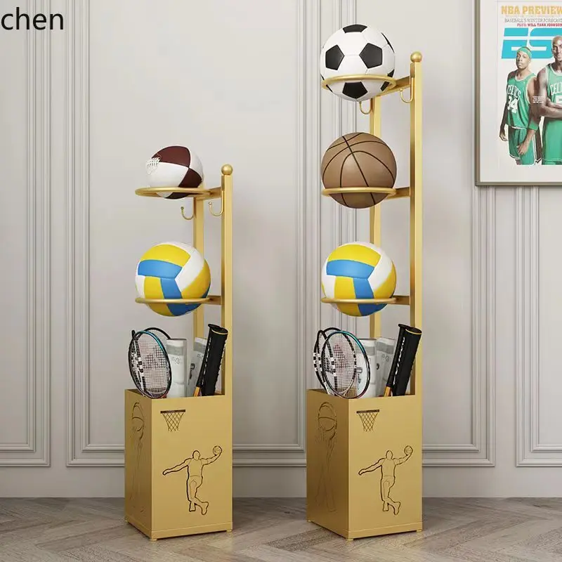 

LXC Basketball Storage Rack for Home Indoor Wall-Mounted Football Volleyball Storage Basket Rack for Balls and Accessories