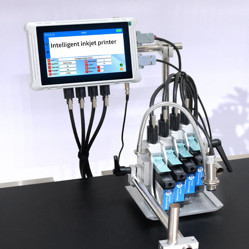 

PM-7 Multi-Language 7 Inch Touch Screen Automatic Online Inkjet Coder for Beverage Canning Line