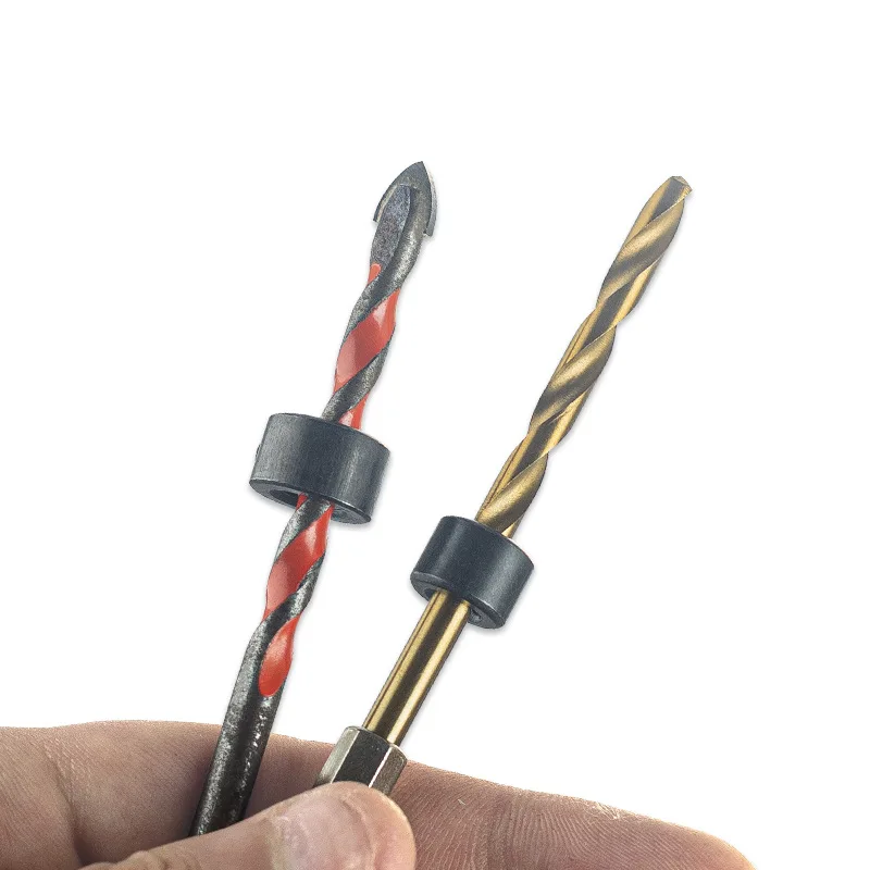 9 Pcs 3-16mm Drill Bit Depth Stop Collar Set Steel Drilling Limit Ring Drill Bit Stop Collar Set Stop Bit Collar Set Drill Tool