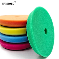 5PCS 6 Inch/150MM Buffing Polishing Pad Flat Sponge Buffing Polisher Pad for Car Auto Polisher Polishing Foam Different Hardness