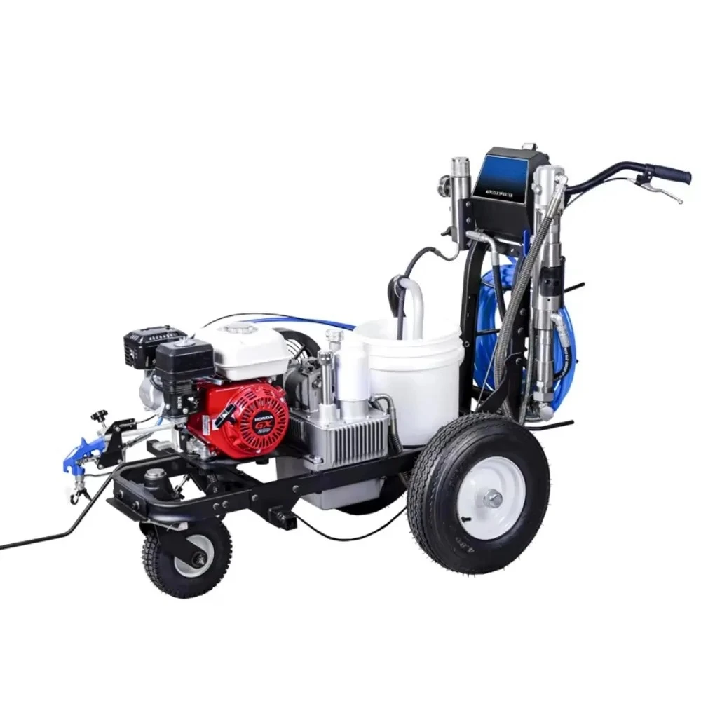 Hydraulic pump type road marking machine G10D - Gas-powered airless marking machine