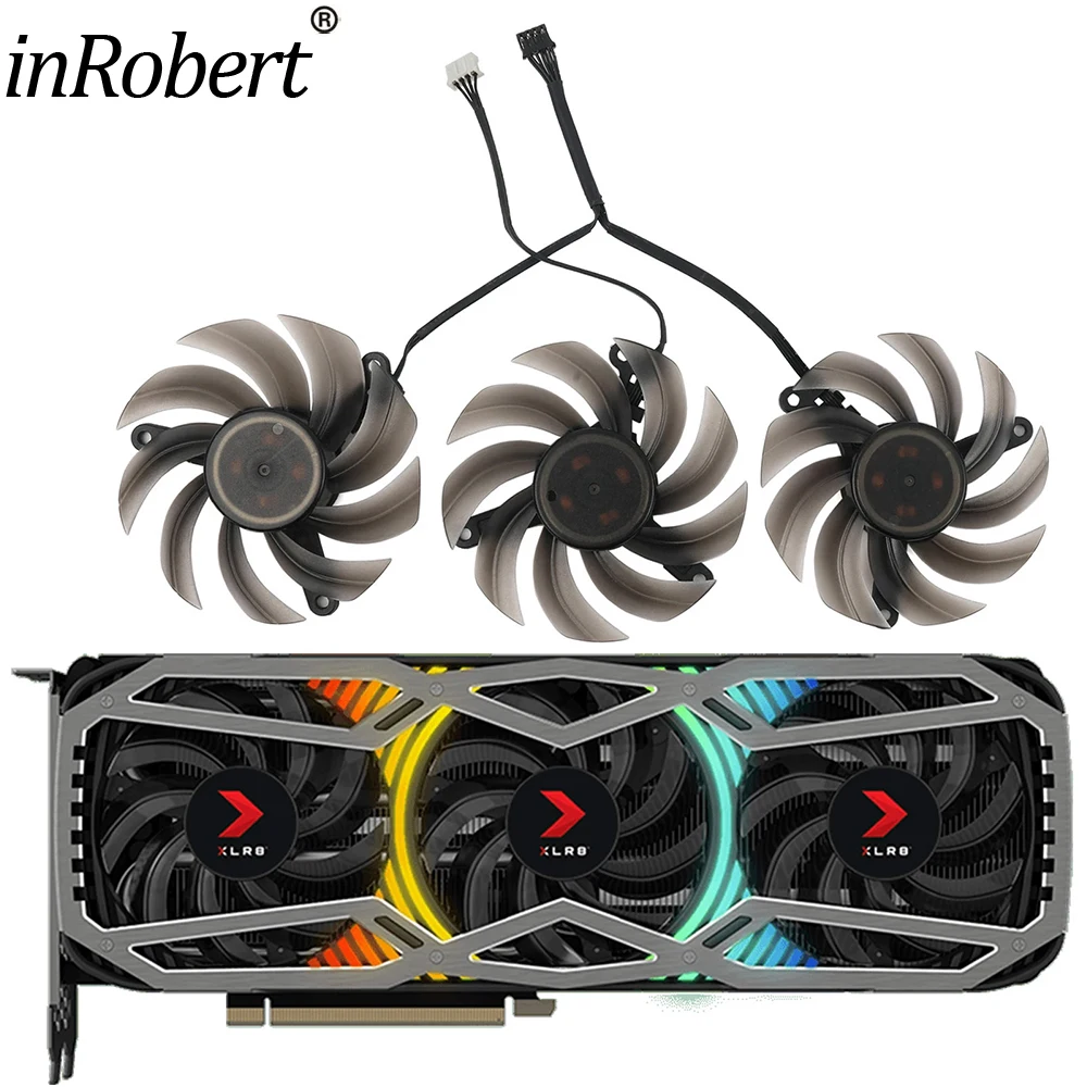 

Cooler Fan 82MM FD8015U12D For PNY RTX 3070 3070Ti 3080 3080Ti 3090 24GB XLR8 Gaming Graphics Card Graphics Card Cooling Fans