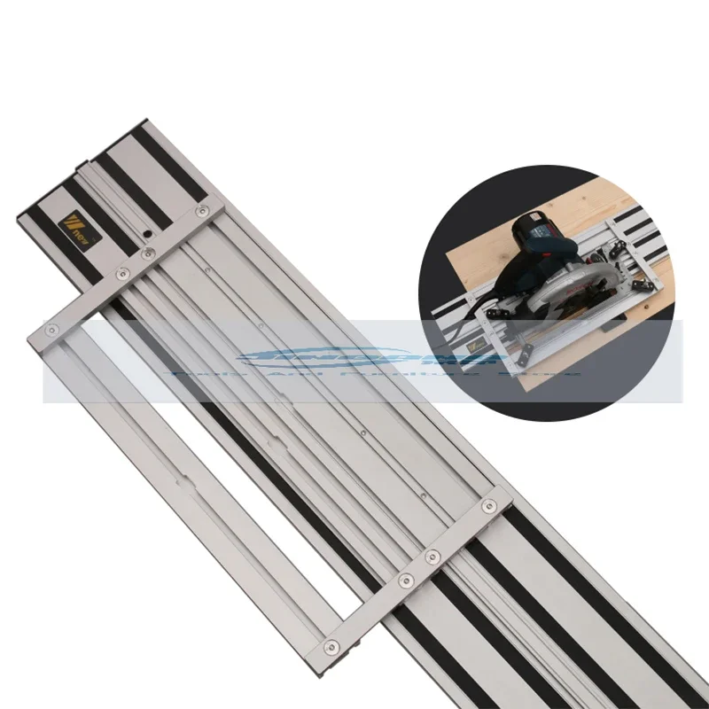 

2x1.4m Guide Rails Tracks + Universal Base for Circular Saw, Track Saw, Plunge Saw, Woodworking