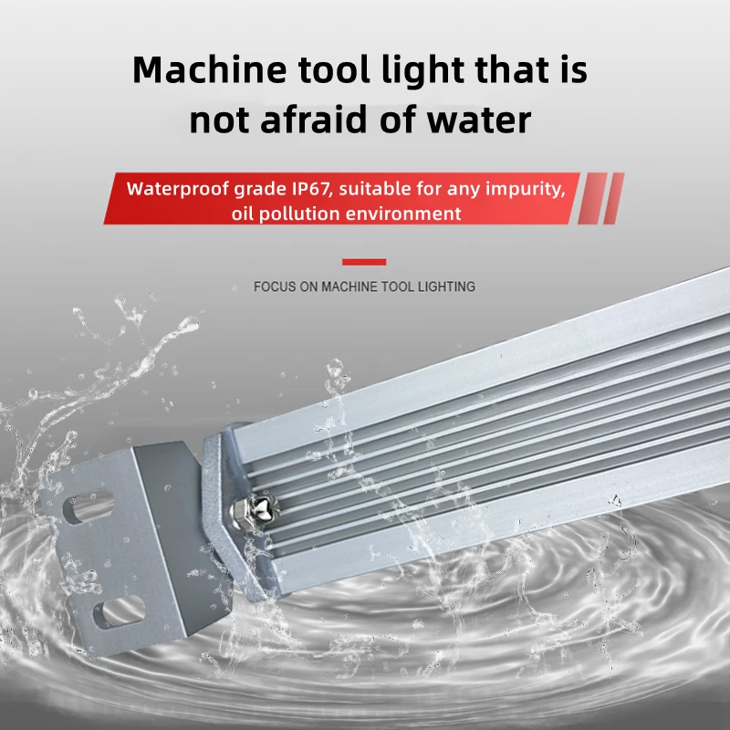 10-35W LED Machine Tool Work Light Waterproof Explosion-proof Strip Oil-proof Industrial Workshop Machine Light CNC Lathe Light