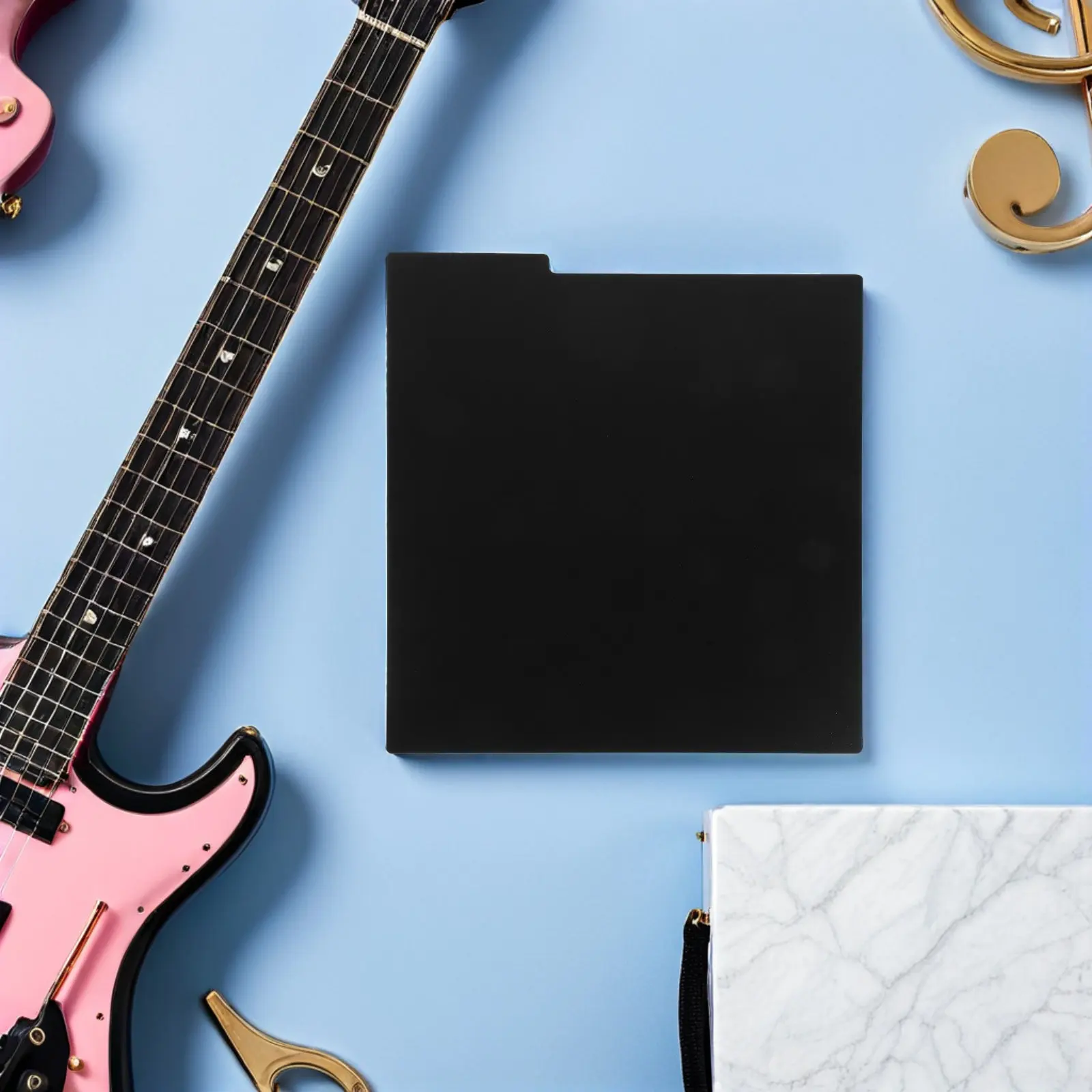 

16Pcs Vinyl Record Dividers Plastic Album Separators Black for Shelf Storage Collection Home Library Organizers