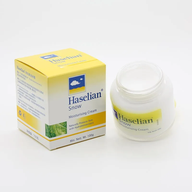 100g HASELIAN Snow Moisturizing Cream for Normal To Dry Skin Repair Skin Barrier Facial Moisturizer