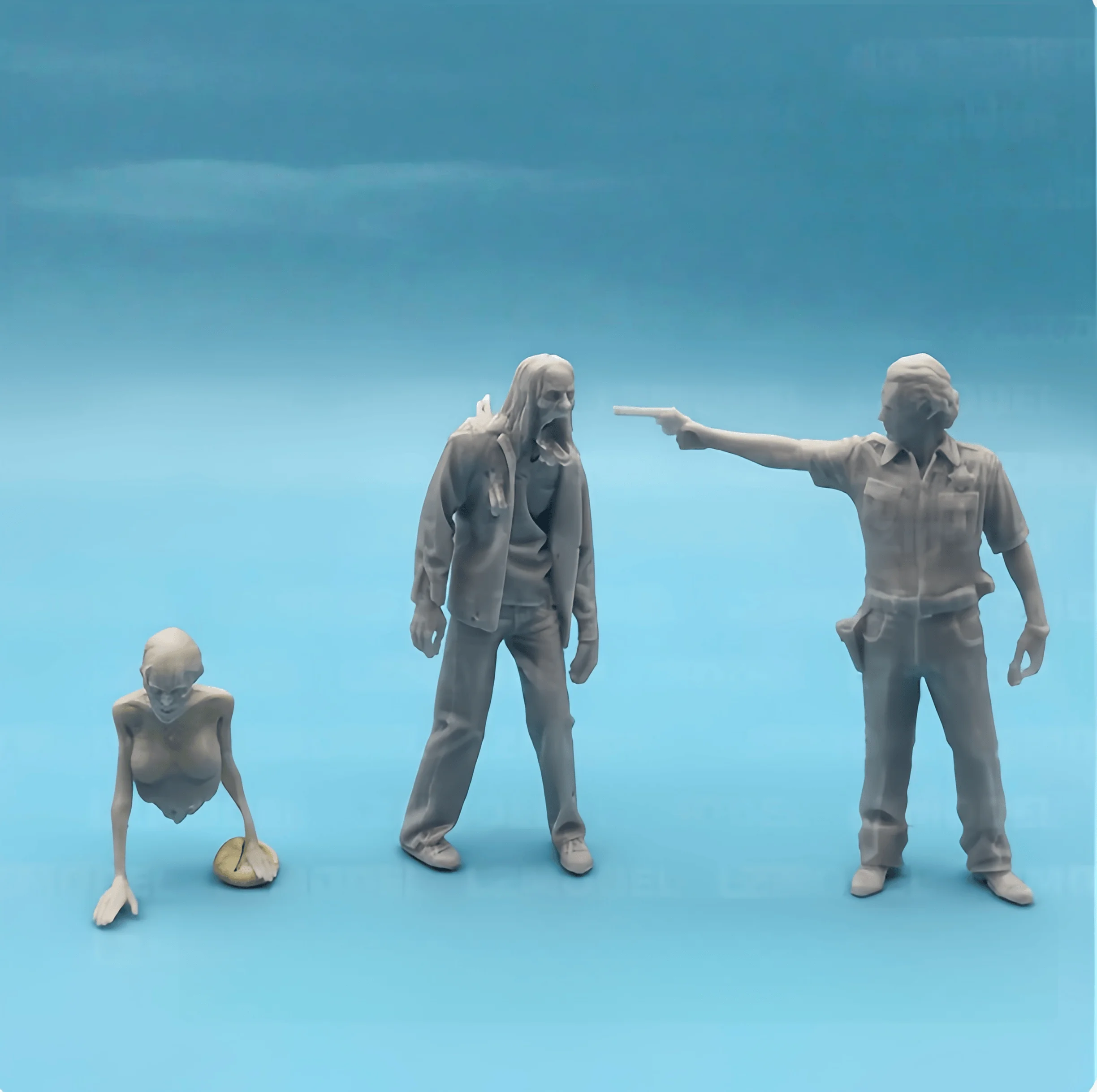 

75 мм супер качество 1/24 модель из смолы, производство модели сценариев, комплект Рик Грэм