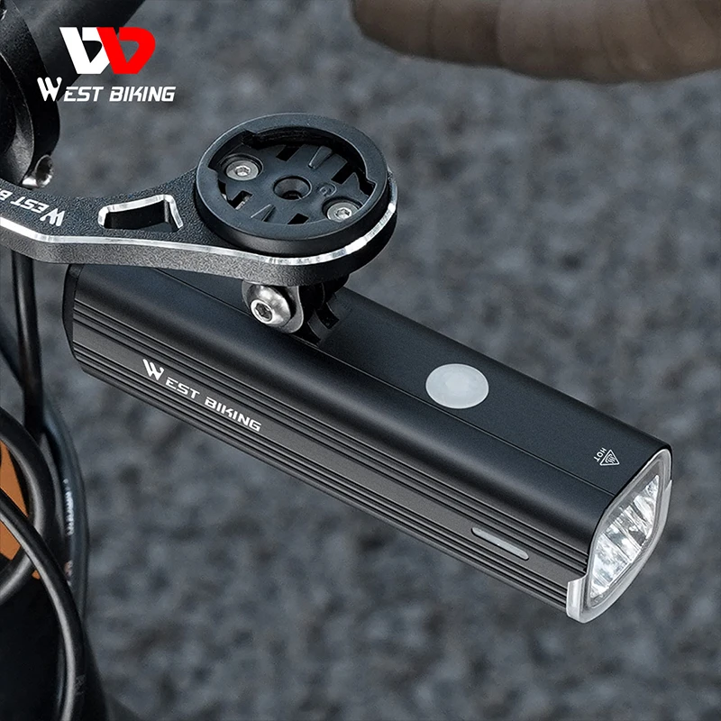 WEST BIKING-luz delantera para bicicleta de montaña, faro LED resistente a la lluvia, tipo C, 1000 lúmenes, IPX5