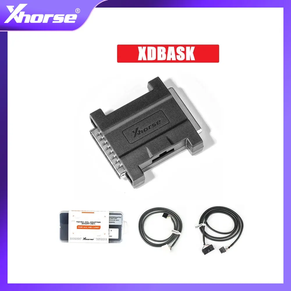 

Xhorse XDBASK for Toyota 8A AKL Smart Key Adapter for 2017-2022 All Keys Lost with VVDI Key Tool Plus