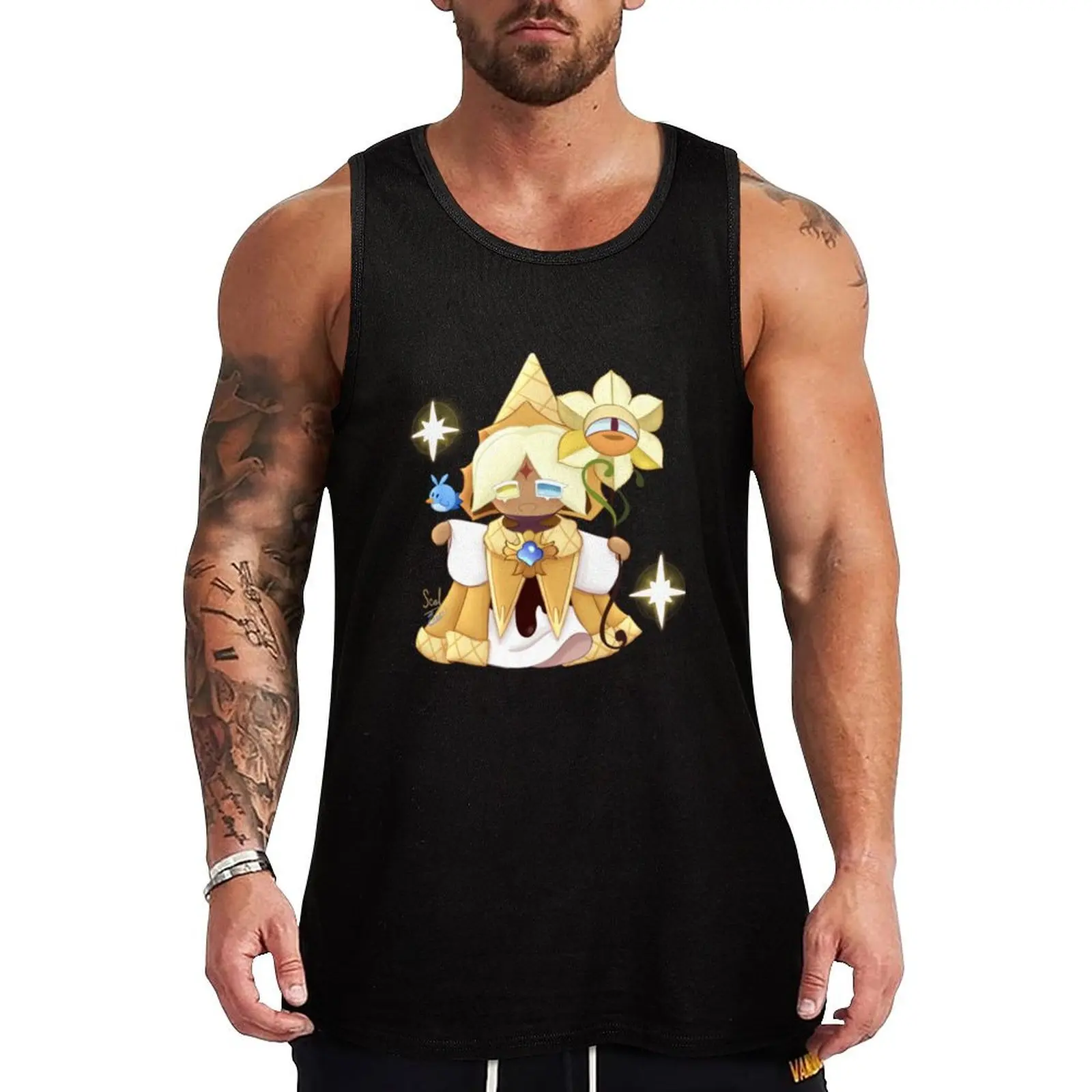 

Pure Vanilla Cookie Tank Top vests for men men clothes gym t shirt men
