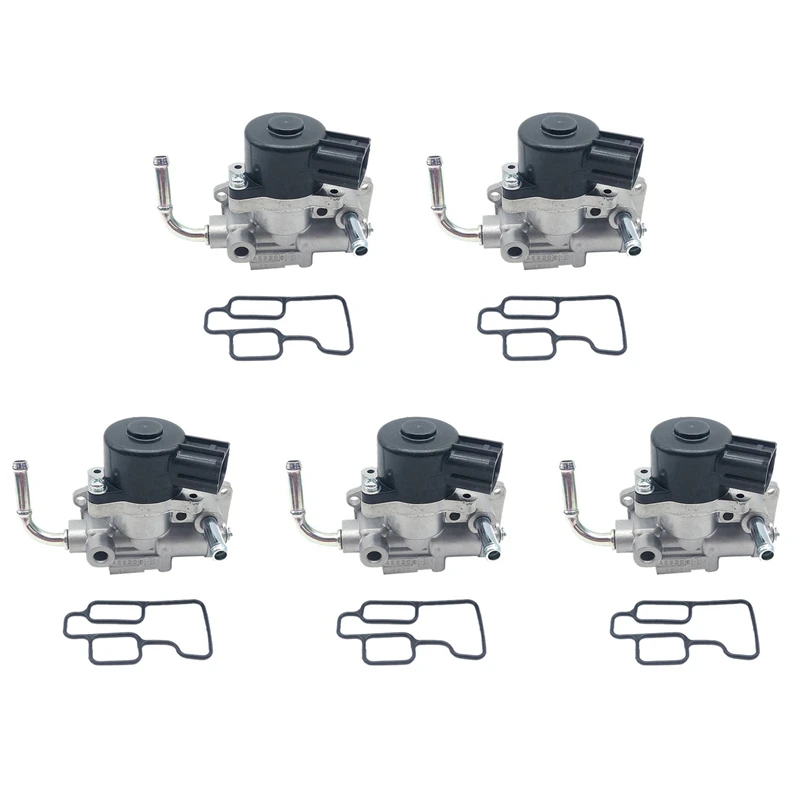 5X Idle Air Control Valve W/ Gasket 23781-5M010 AC283 216636 2173188 23781-6M410 For Nissan Sentra 2000-2006 1.8L