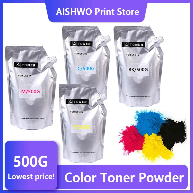 500g Toner Powder Compatible for HP 117A W2070A W2071A W2073A W2072A For HP Color Laser 150 150w 150nw MFP 178 178nw 179 Printer